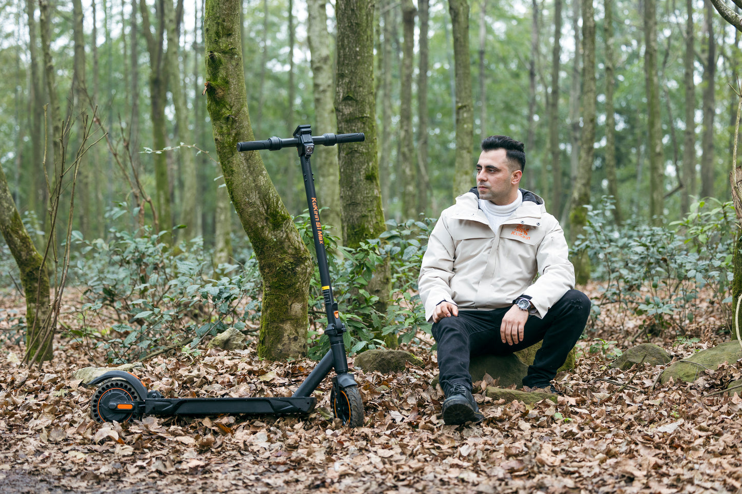 KuKirin S1 Max Electric Scooter – 350W Motor, 30 km/h Max Speed, 39 km Long Range, 10.4Ah Battery, Foldable & Lightweight E-Scooter for Adults