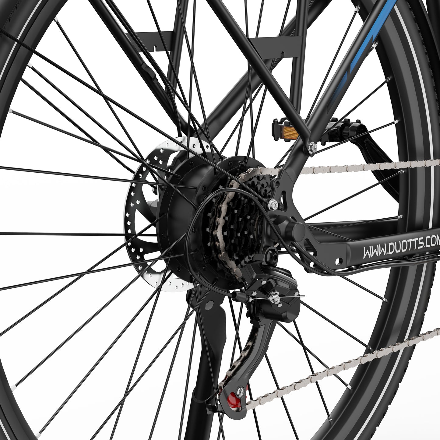DUOTTS C29 Lite Adult Electric Bicycle 36V/250W, 65KM Range, 25KM/H Speed, Shimano 7-Speed, City E-Bike