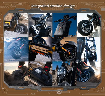 KuKirin G4 Max Electric Scooter – 3200W Motor, 86 km/h Speed, 95 km Long Distance Travel Range, 60V 35,2Ah Battery, Suspension, Foldable & Waterproof E-Scooter for Adults