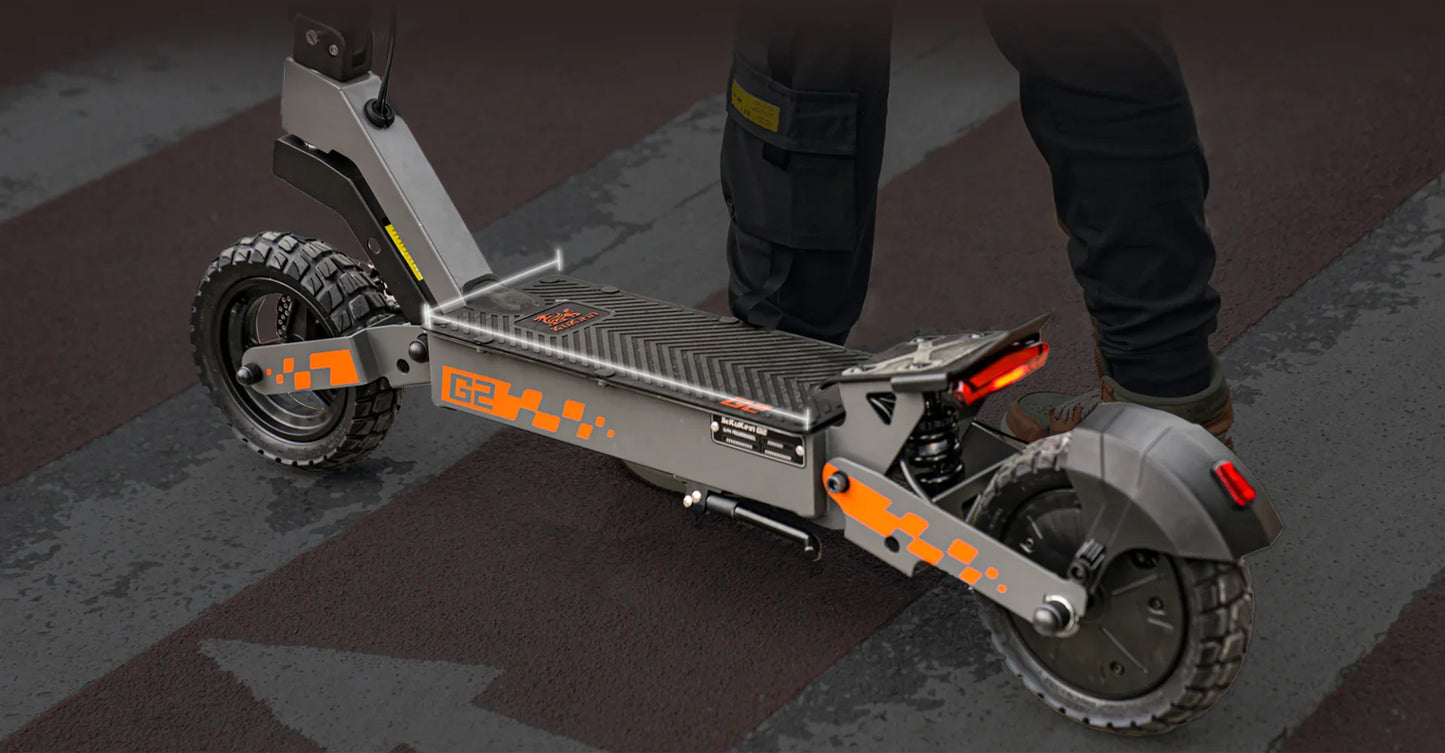 KuKirin G2 Electric Scooter With Seat – 800W Motor, 45 km/h Max Speed, 55 km Long Range, 48V 15Ah Battery, Dual Suspension, Foldable & IP54 Waterproof E-Scooter for Adults
