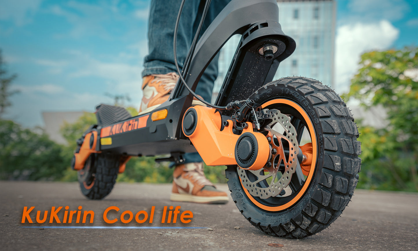 KuKirin G3 Electric Scooter – 1200W Motor, 50 km/h Speed, 60 km Long Distance Travel Range, 52V 18Ah Battery, Suspension, Foldable & Waterproof E-Scooter for Adults