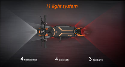 KuKirin G3 Pro Electric Scooter – 2400W Motor, 65 km/h Speed, 80 km Long Distance Travel Range, 52V 23Ah Battery, Suspension, Foldable & Waterproof E-Scooter for Adults